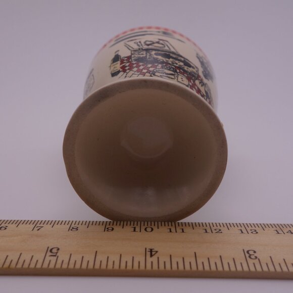 Paris depuis 1889 Au Menu ou A la Carte Tour Eiffel Ceramic Egg Cup - Picture 9 of 10